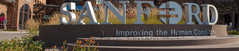 Sanford sign outside usd medical center sioux falls