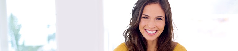 woman smiling