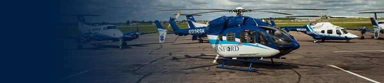 fleet of airmed helicopters