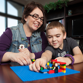 john crandall playing with legos