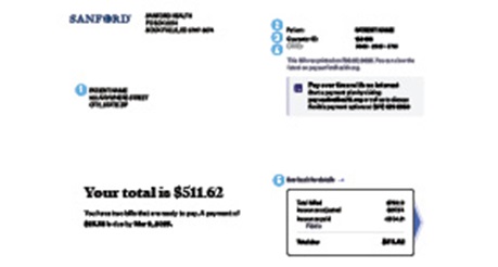 New Sanford billing statement example.