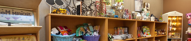sanford gift shop shelves